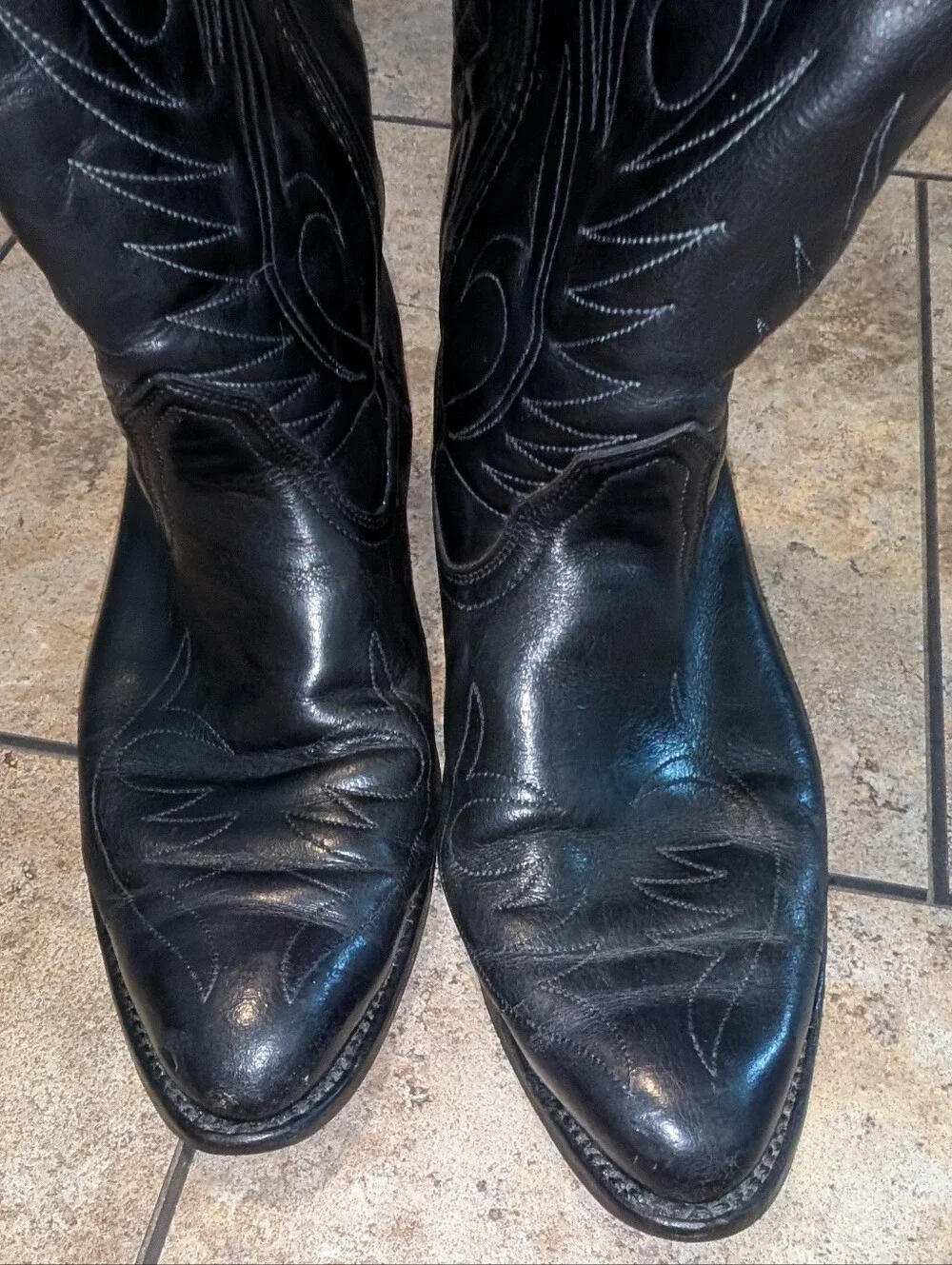 Mason Vintage Leather Boots Men's 10 D 1988
